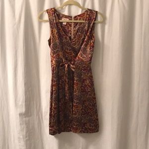 Silk Paisley Dress